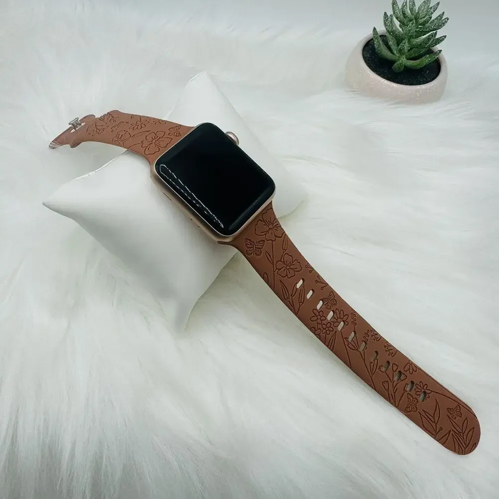 Floral Fall Design Apple Watch Bands 38mm 40mm 41mm